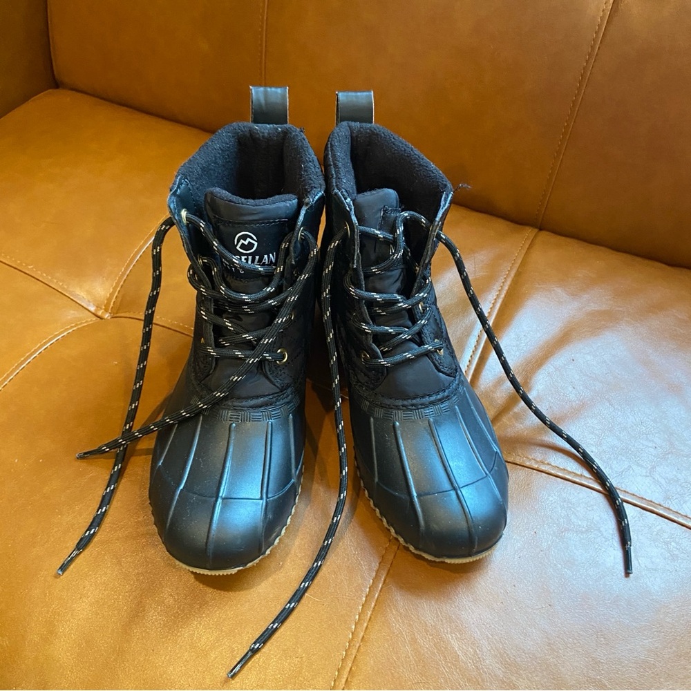 Magellan Outdoors Black Lace-Up Boots